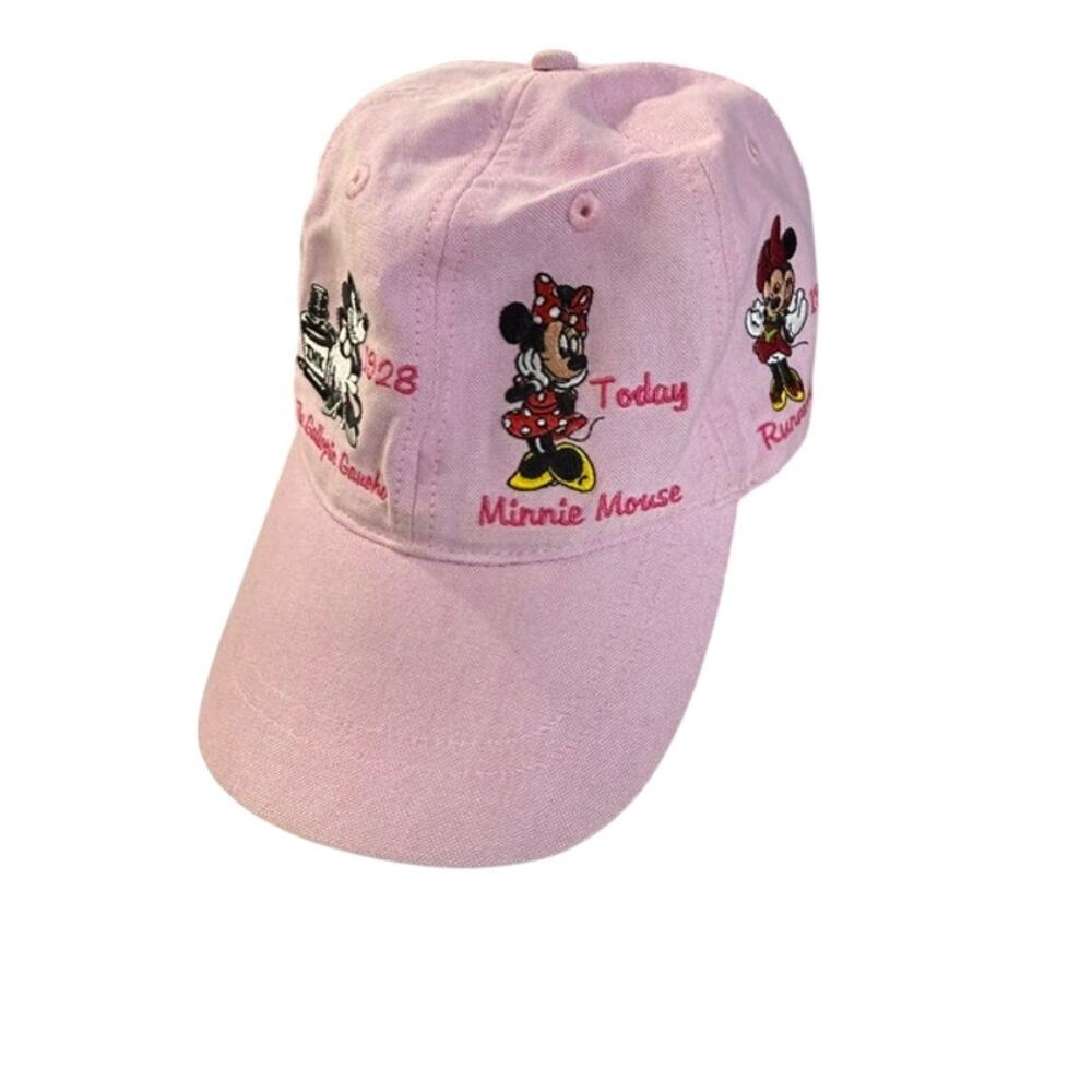 Minnie Mouse Disney Park Authentic Original Pink Hat in Excellent Condition